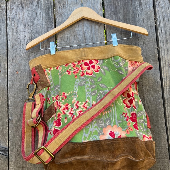 Y2K Lucky Brand Boho Messenger Bag - Picture 2 of 4